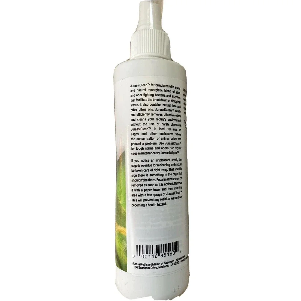 Jurassipet Jurassi Clean Naturally Cleans and Deodorizes 250 Ml / 8.5 Fl. Oz New